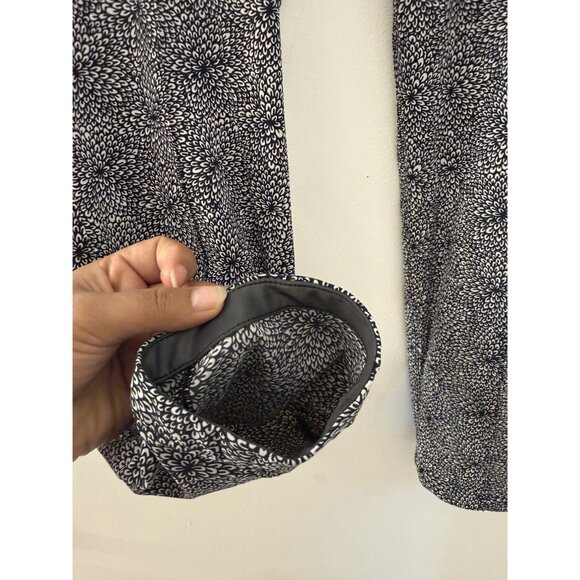 Rare Lululemon Departure Plush Petal‎ Black Ghost Floral Slouchy pants Size 4 - Picture 3 of 8